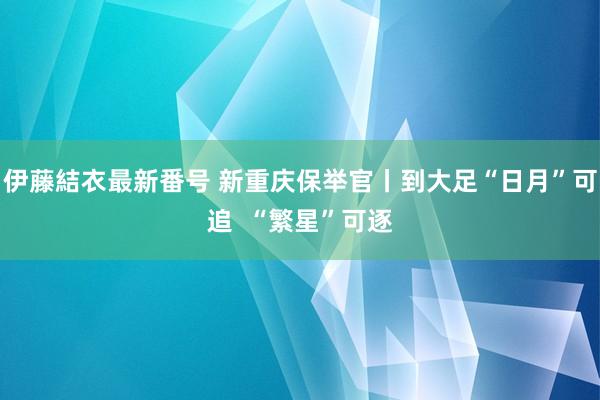 伊藤結衣最新番号 新重庆保举官丨到大足“日月”可追  “繁星”可逐